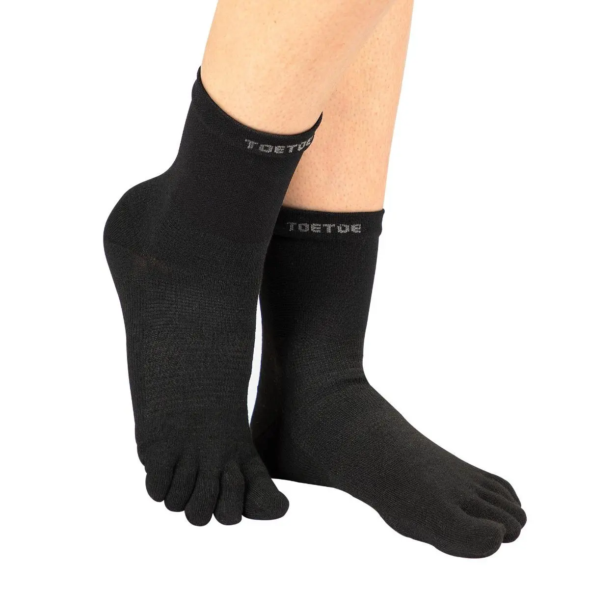LINER ANKLE trekové prstové ponožky ToeToe Černá