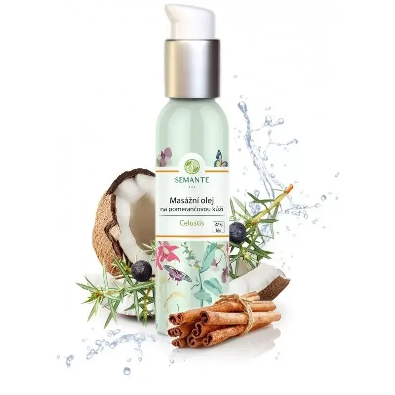 SEMANTE by Naturalis Masážní olej na pomerančovou kůži 100 ml - Naturalis