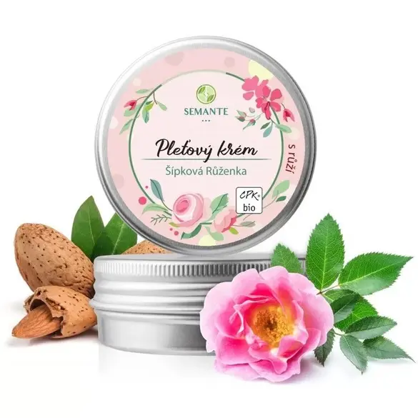SEMANTE by Naturalis Hydratační pleťový krém s růží 50 ml - Naturalis