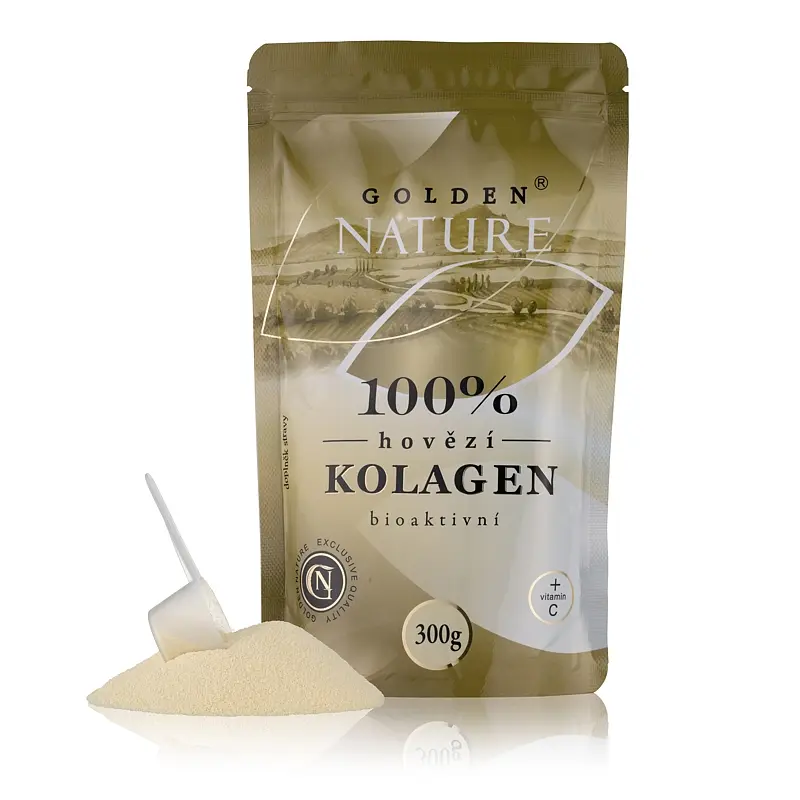 Golden Nature Hovězí kolagen Bioaktivní (Kolagenní peptidy) 300g - Golden Nature