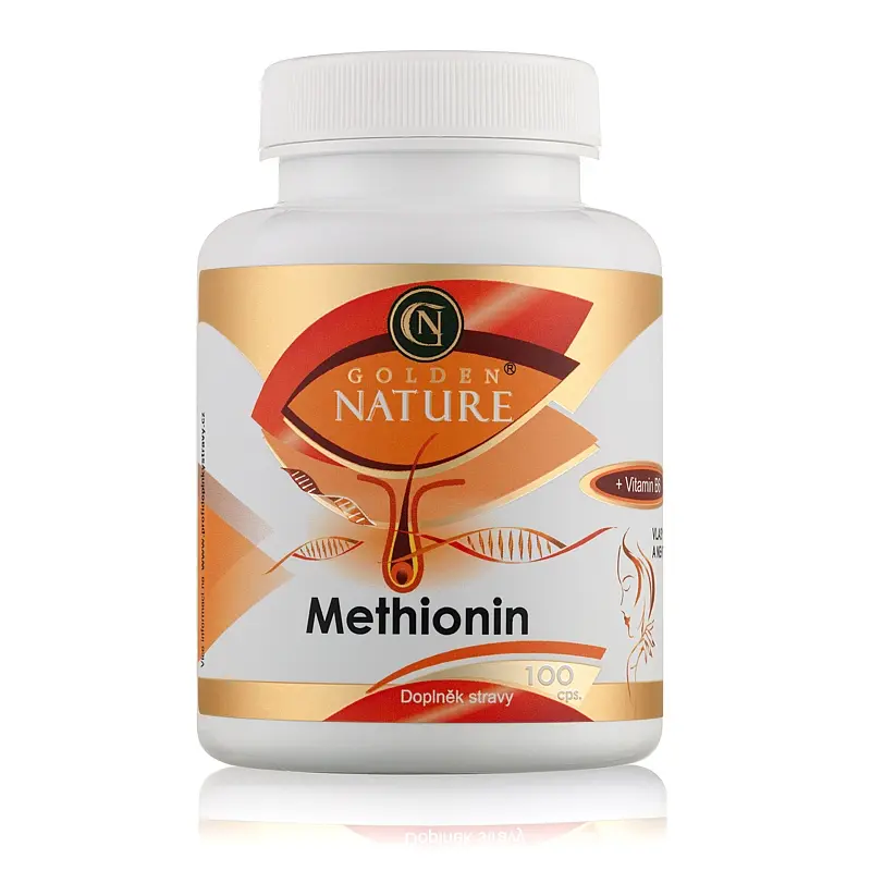 Golden Nature Methionin+Vitamin B6 100 cps. - Golden Nature