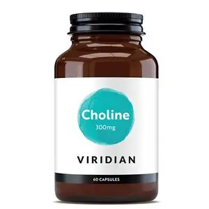 Viridian Choline 300mg 60 kapslí - Viridian Nutrition
