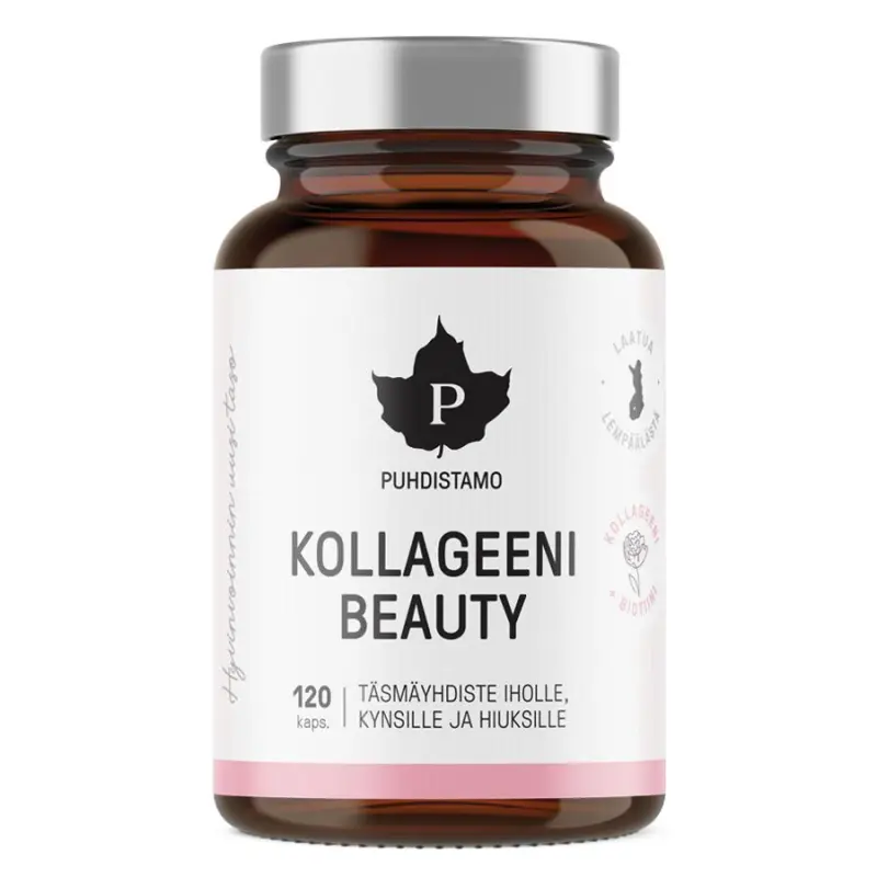 Puhdistamo Collagen Beauty 120 kapslí (Kolagenové peptidy Verisol) - Puhdistamo