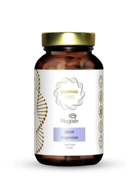 Puravia LABS BRAIN Magnesium, 60 kapslí - PuraviaLabs