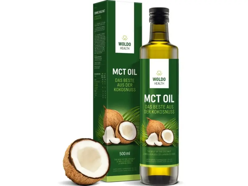 Woldohealth MCT olej 500 ML ( 100% KOKOSOVÉHO OLEJE) - Woldohealth