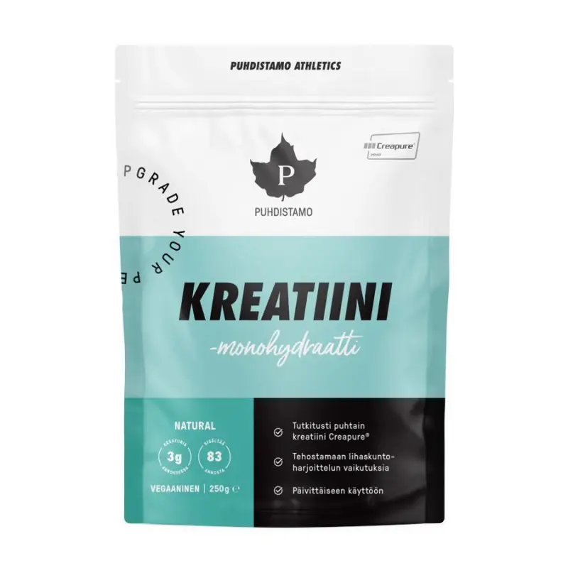 Puhdistamo Creapure Creatine 250g (Kreatiini) - Puhdistamo