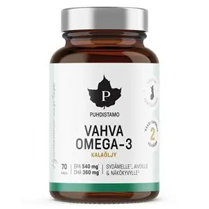 Puhdistamo Strong Omega 3 70 kapslí (540mg EPA, 360mg DHA) - Puhdistamo