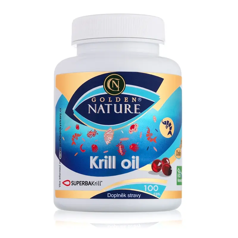 Golden Nature Antarktický Krilový olej s astaxanthinem (Superba2®)