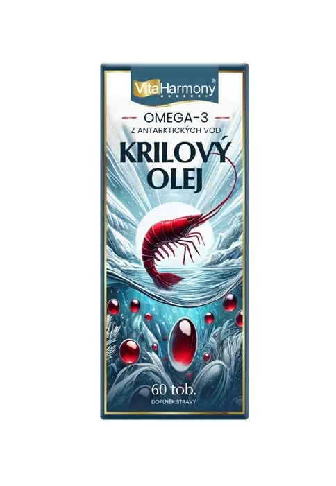 VitaHarmony Krilový olej 1200 mg (Omega 3), 60 tob. - Vitaharmony