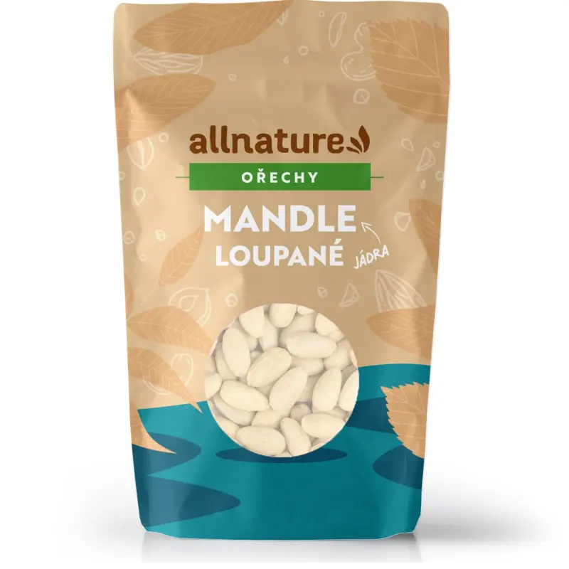 Allnature Mandle jádra loupané 1000 g  - Allnature