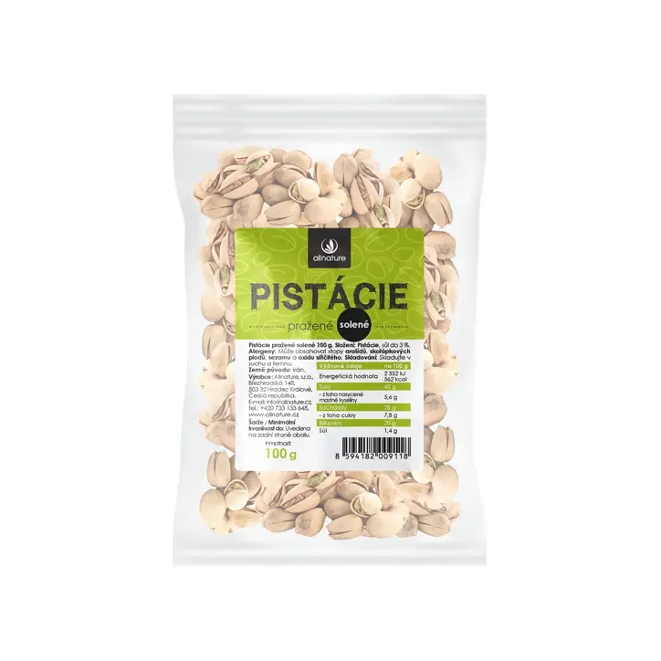 Allnature Pistácie solené 100 g  - Allnature