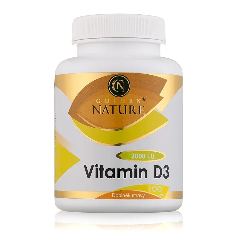 Golden Nature Vitamin D3 2000 I.U. 100 cps. - Golden Nature