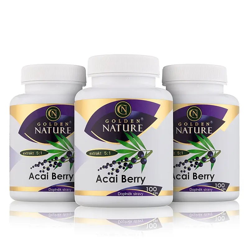 2+1 Golden Nature Acai berry 300 cps. - Golden Nature