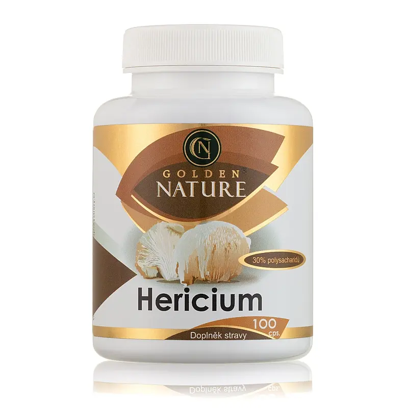 Golden Natur Hericium 30% polysacharidů 100 kapslí