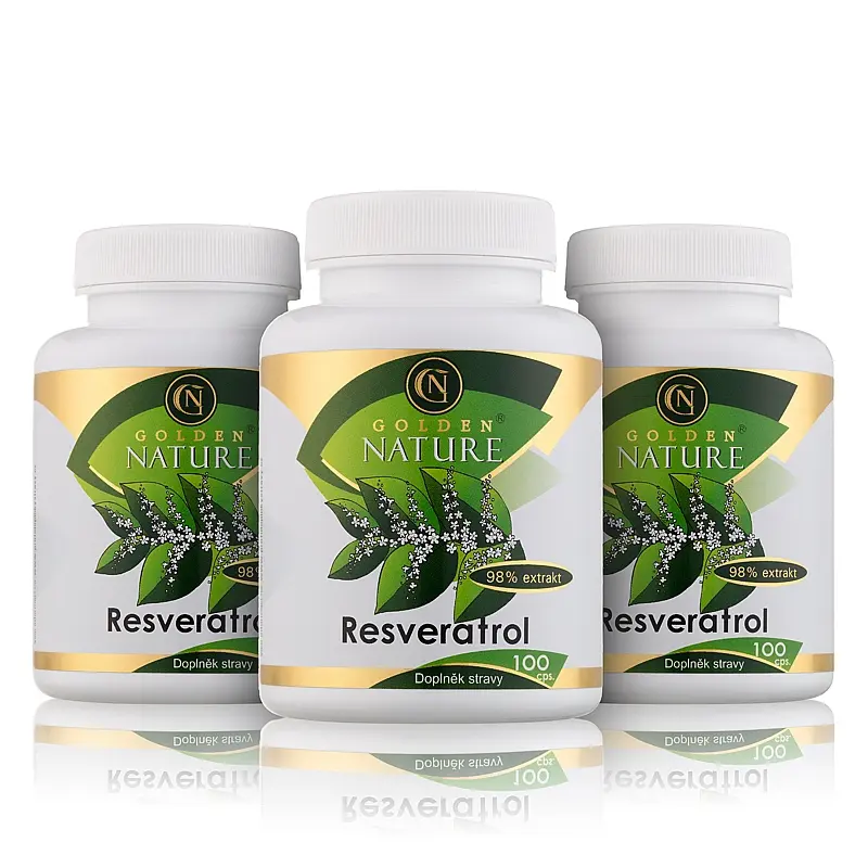 2+1 Golden Nature Resveratrol 98% 300 cps. - Golden Nature