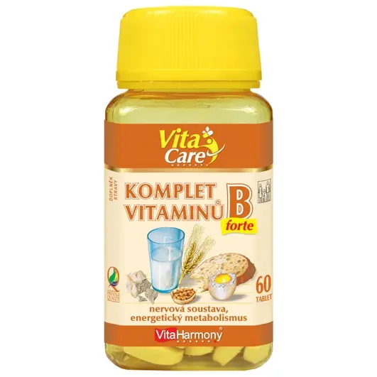 VITAHARMONY Komplet vitaminů B forte 60 tablet