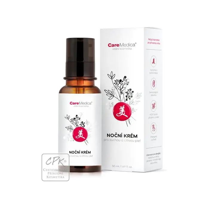 CareMedica Noční krém pro suchou a citlivou pleť 50 ml. - CareMedica