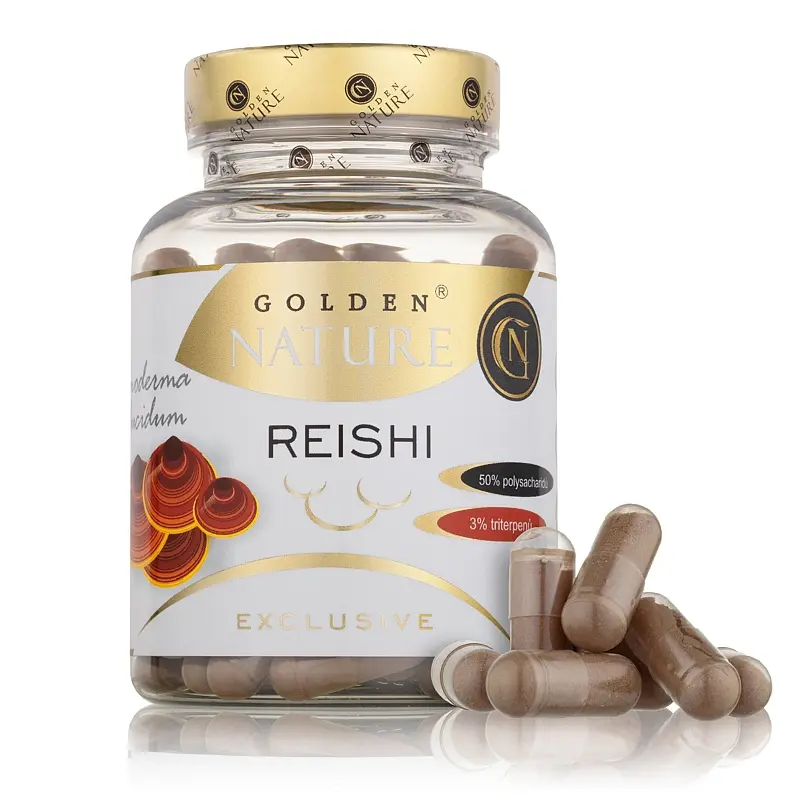 Golden Natur Exclusive Reishi 50% polysacharidů 100 kapslí