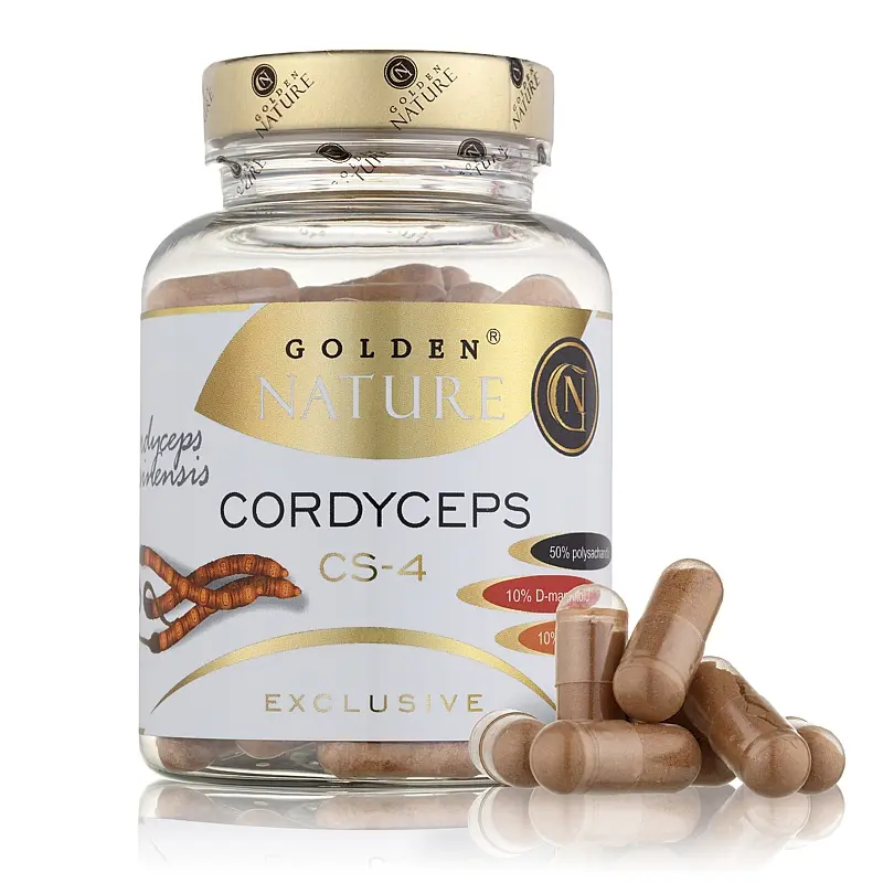 GN Exclusive Cordyceps sinensis CS-4 50% polysacharidů 100 cps. - Golden Nature