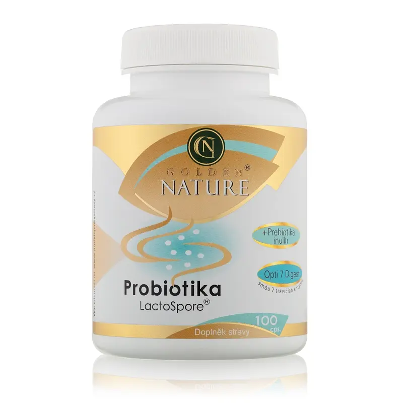 Golden Natur Probiotika+prebiotika+trávící enzymy 100 cps