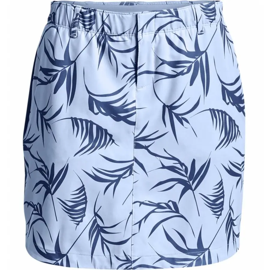 Under Armour Links Woven Printed dámská golfová sukně, světle modrá, vel. 36 DOPRODEJ