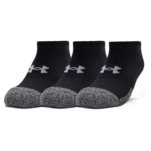 Under Armour Heatgear NS unisex golfové ponožky, 3 páry, černé
