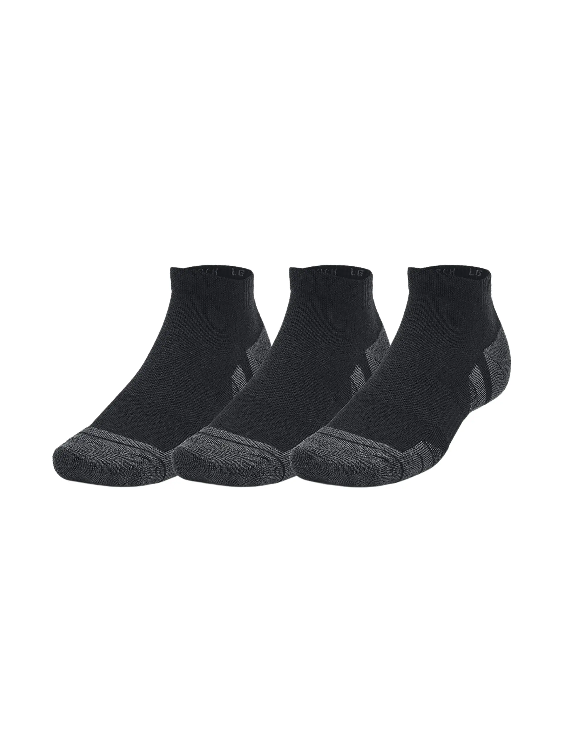 Under Armour Performance Tech Low unisex golfové ponožky, 3 páry, černé, vel. L
