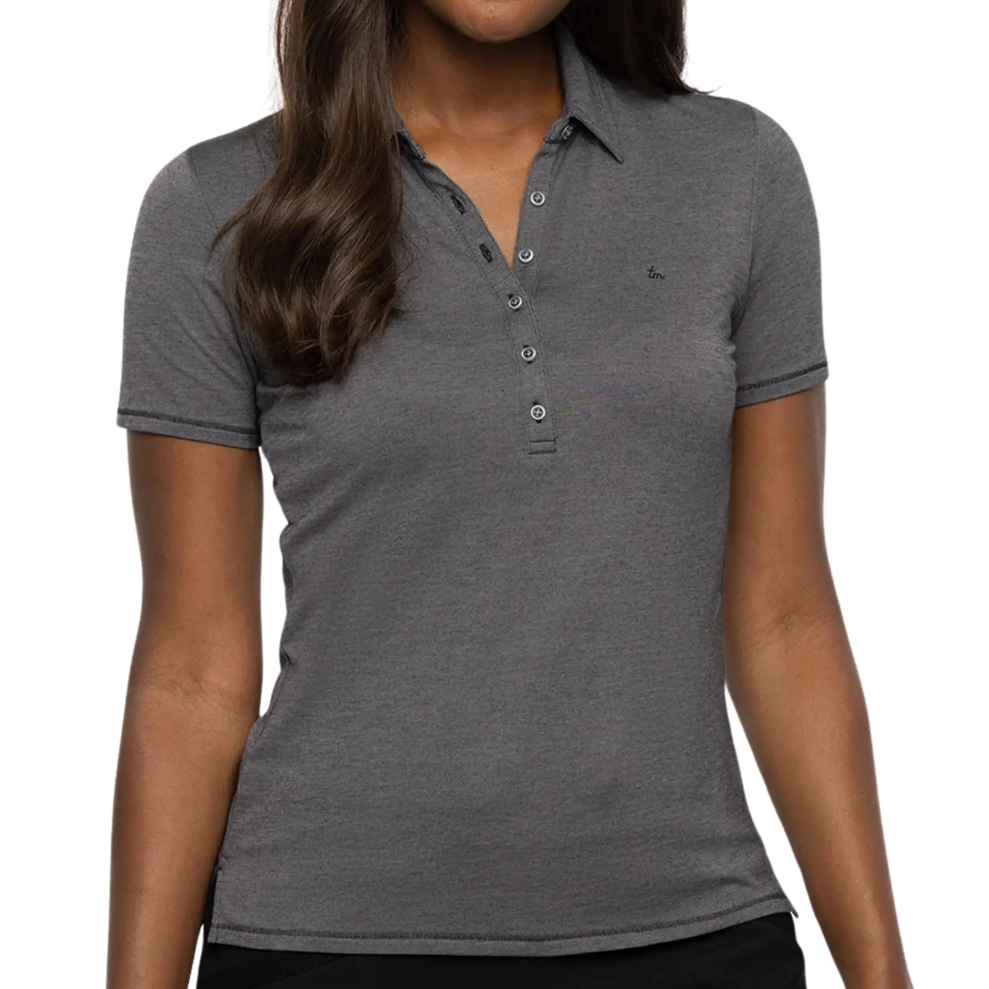 TravisMathew Featherweight dámské golfové triko, tmavě šedé, vel. S DOPRODEJ
