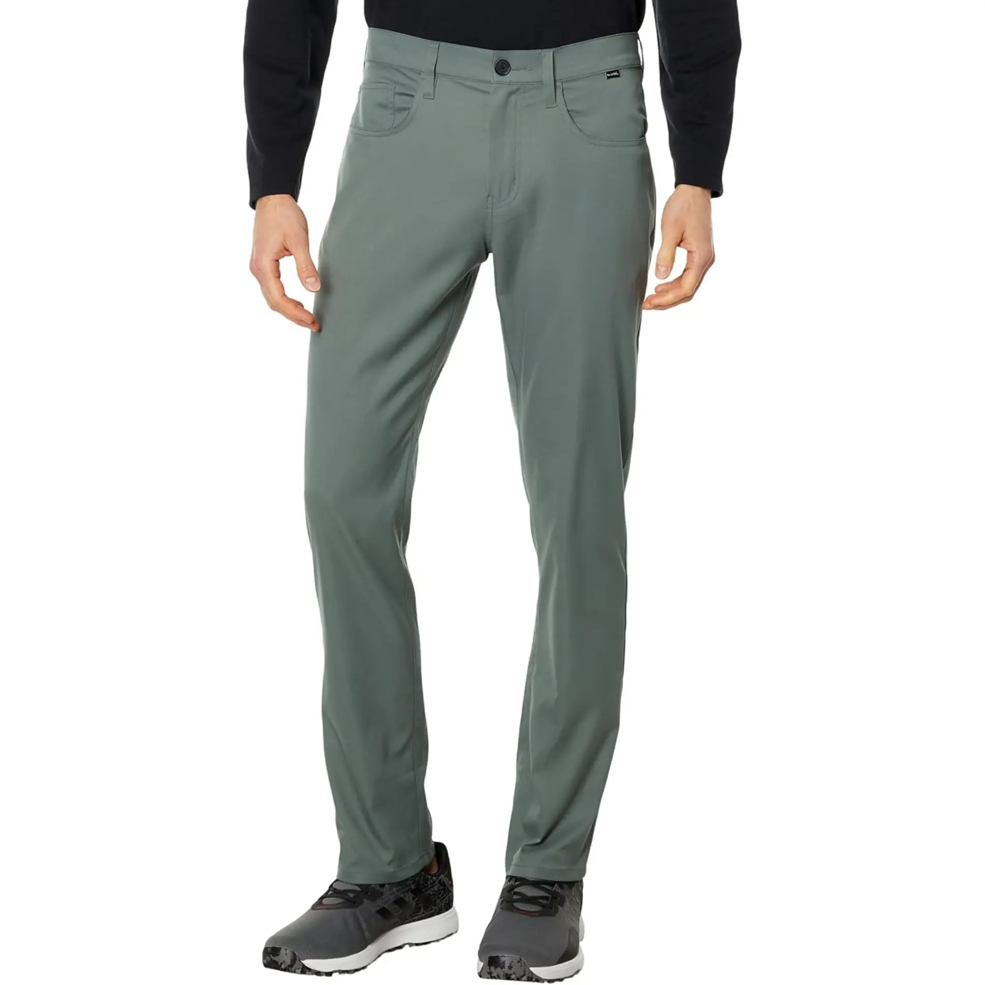 TravisMathew Open To Close pánské golfové kalhoty, tmavě zelené, vel. 34/32