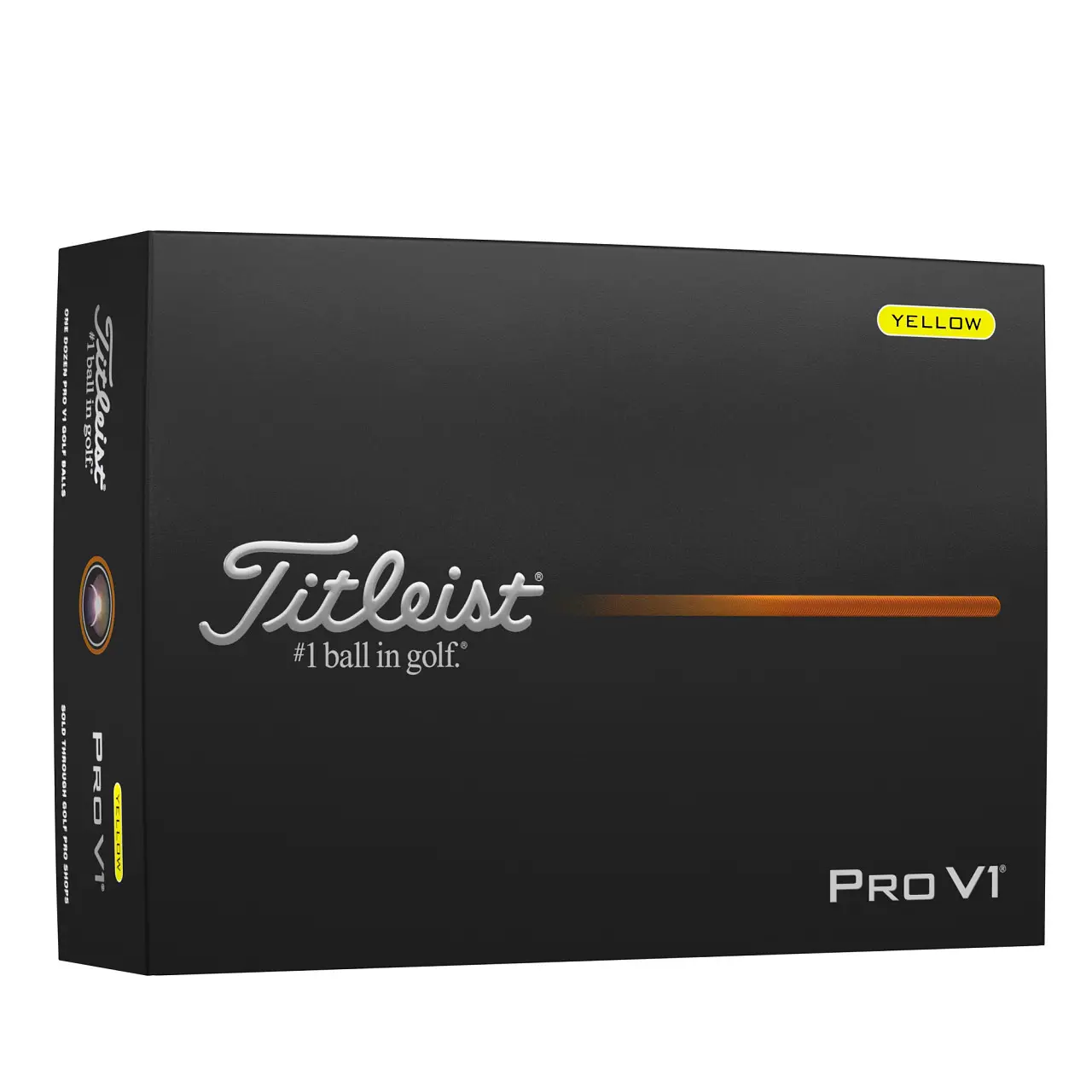 Titleist Pro V1 2025 golfové míče - žluté 12 ks