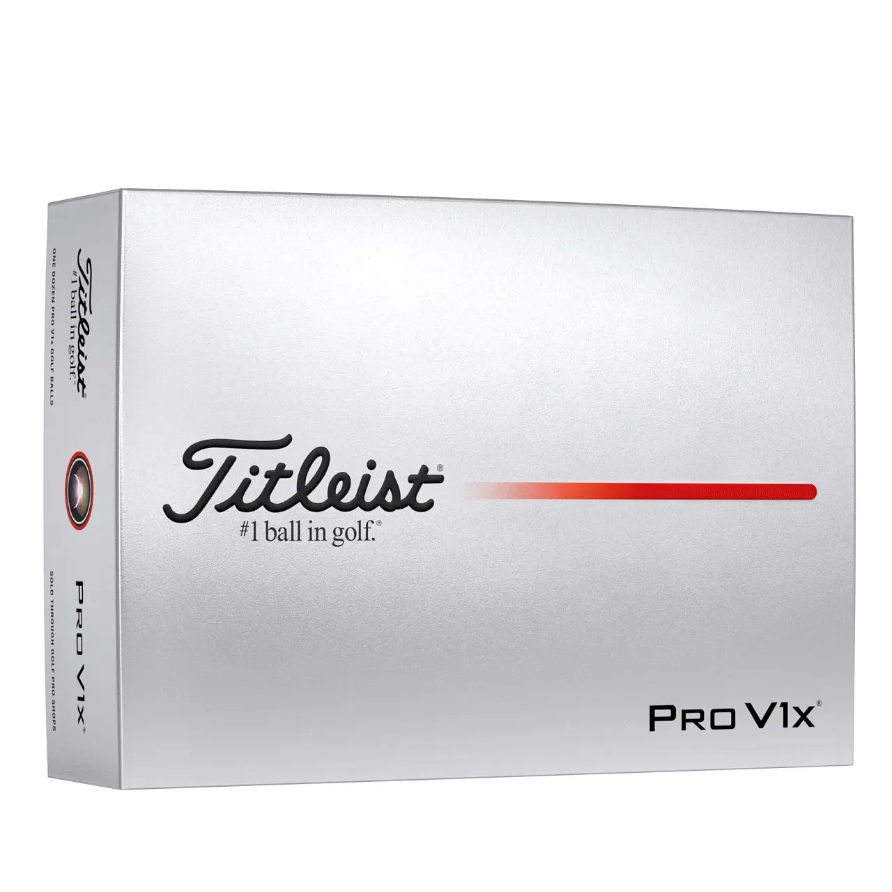 Titleist Pro V1x 2025 golfové míče - bílé 12 ks