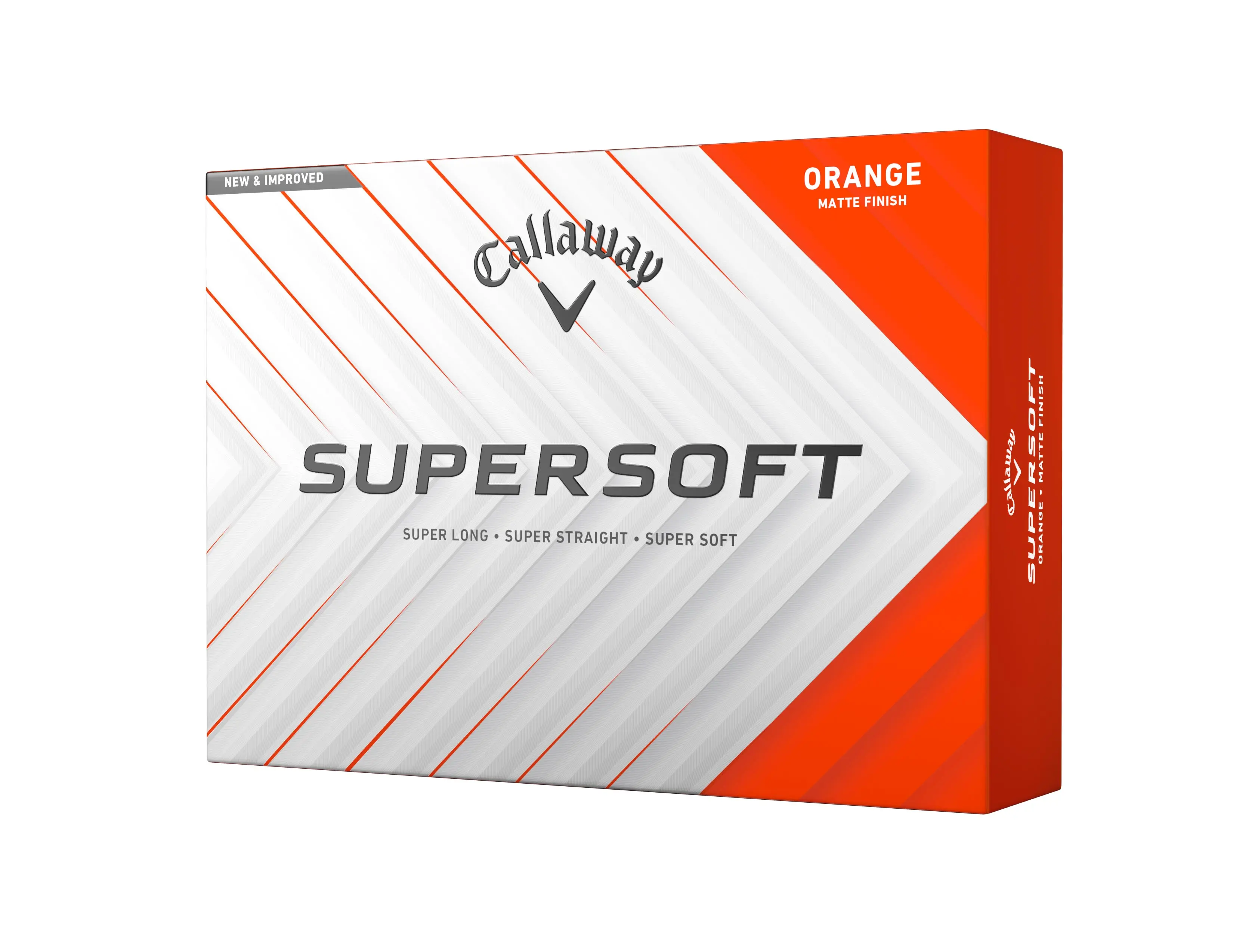 Callaway Supersoft 25 golfové míče - oranžové matné 12 ks
