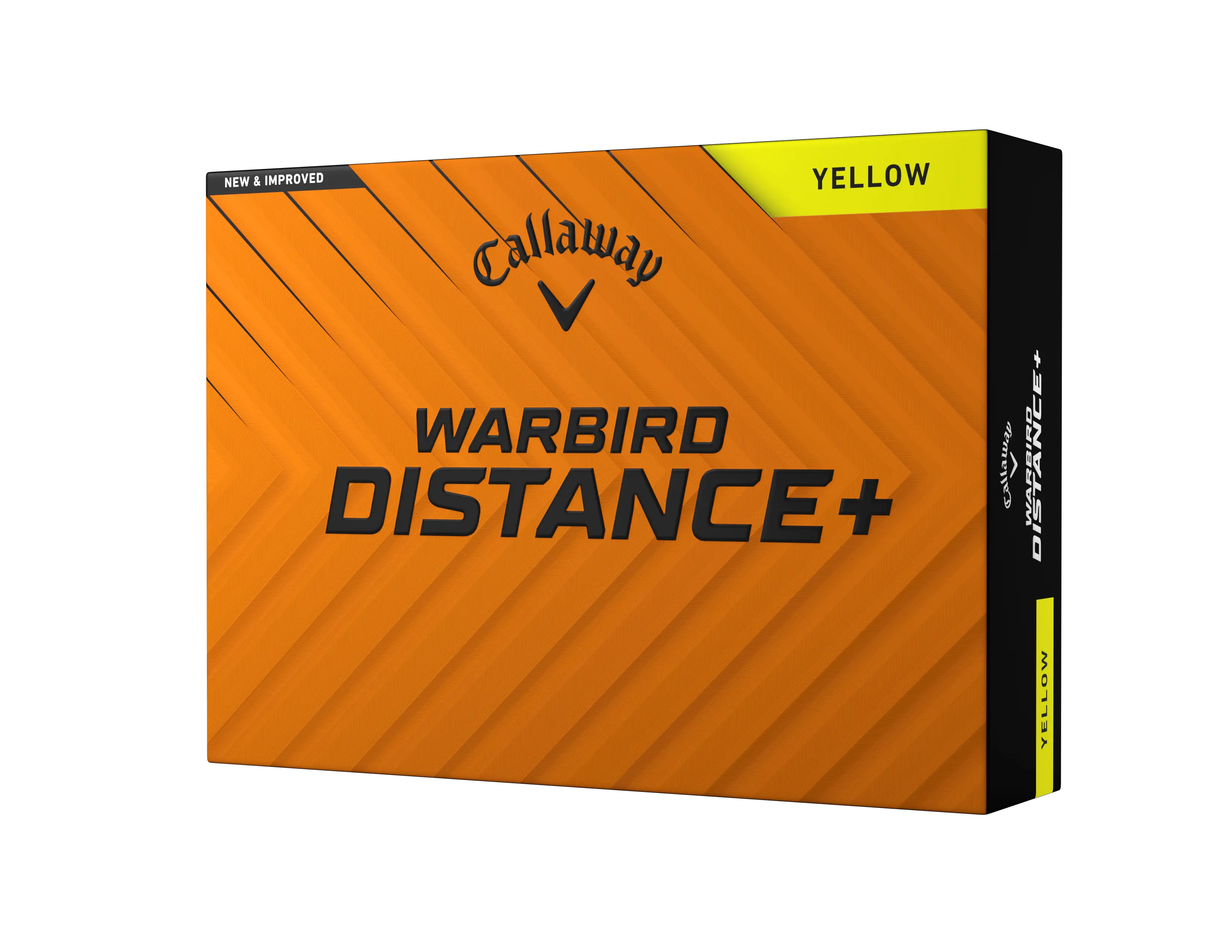 Callaway Warbird Distance+ 25 golfové míče - žluté 12 ks