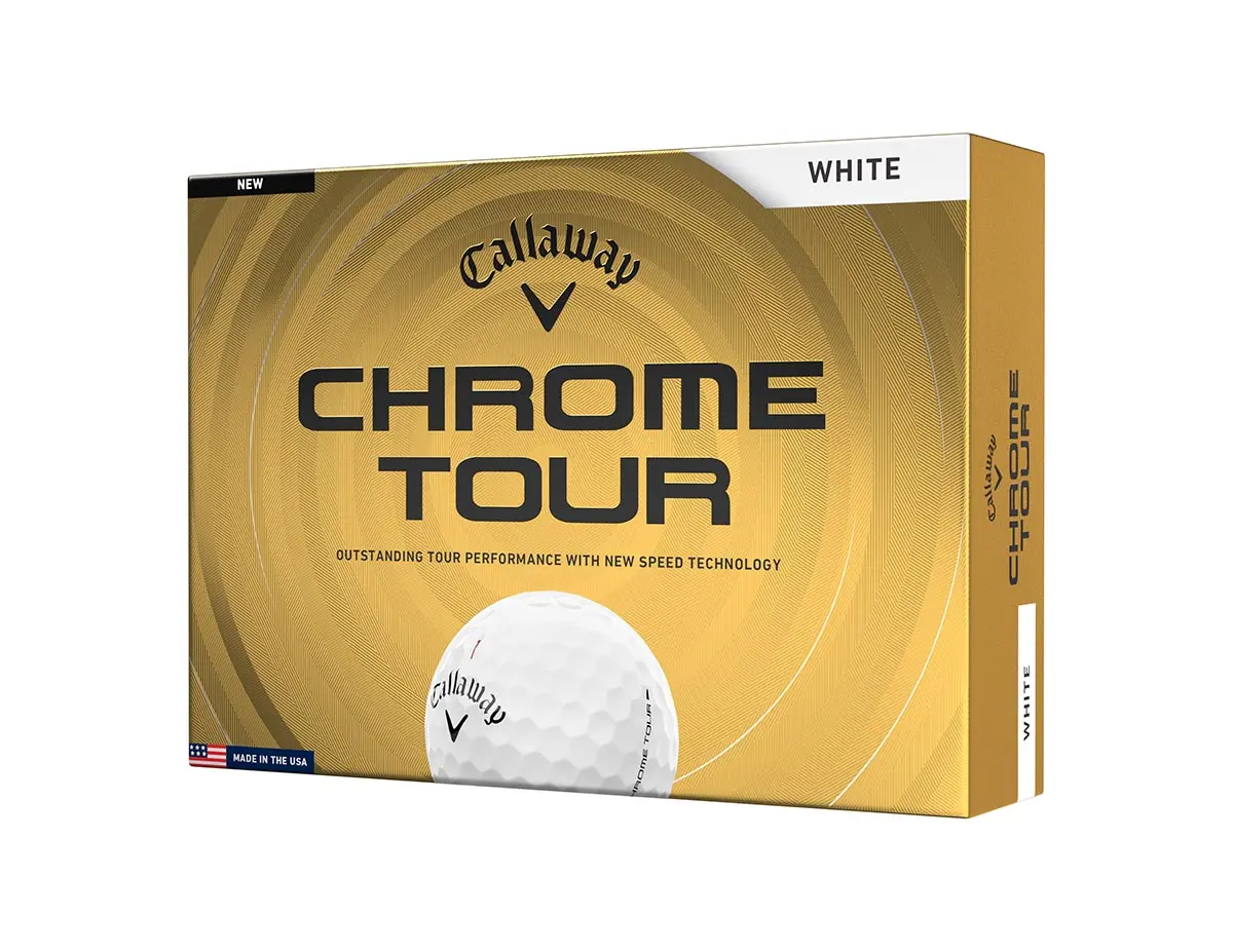 Callaway Chrome Tour 26 golfové míče - bílé 12 ks