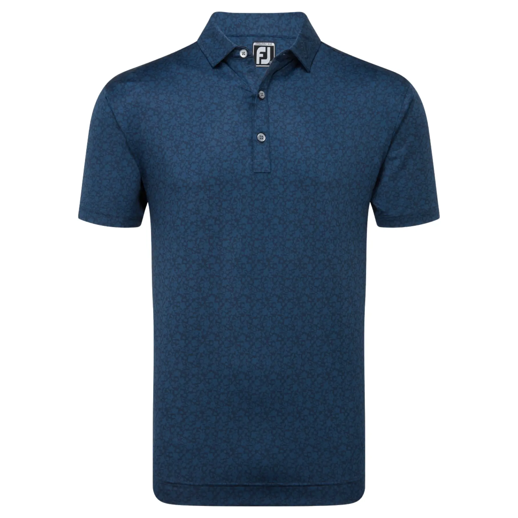 FootJoy Painted Floral Lisle dětské triko, tmavě modré