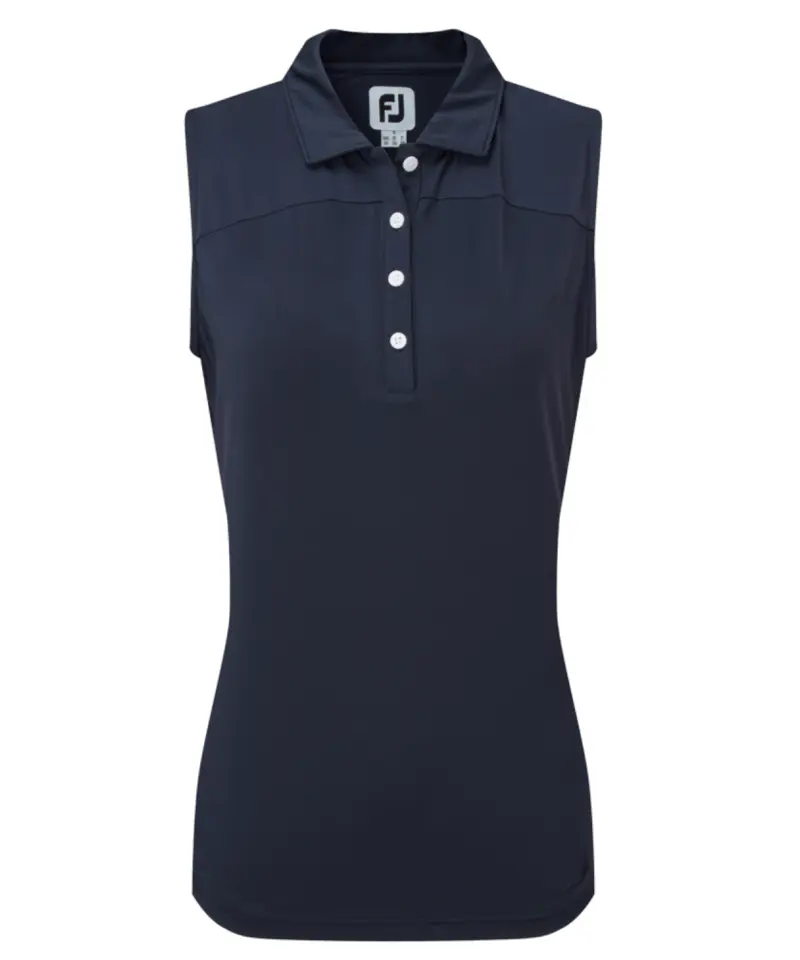 FootJoy Mesh Back dámské triko bez rukávů, tmavě modré, vel. XS DOPRODEJ