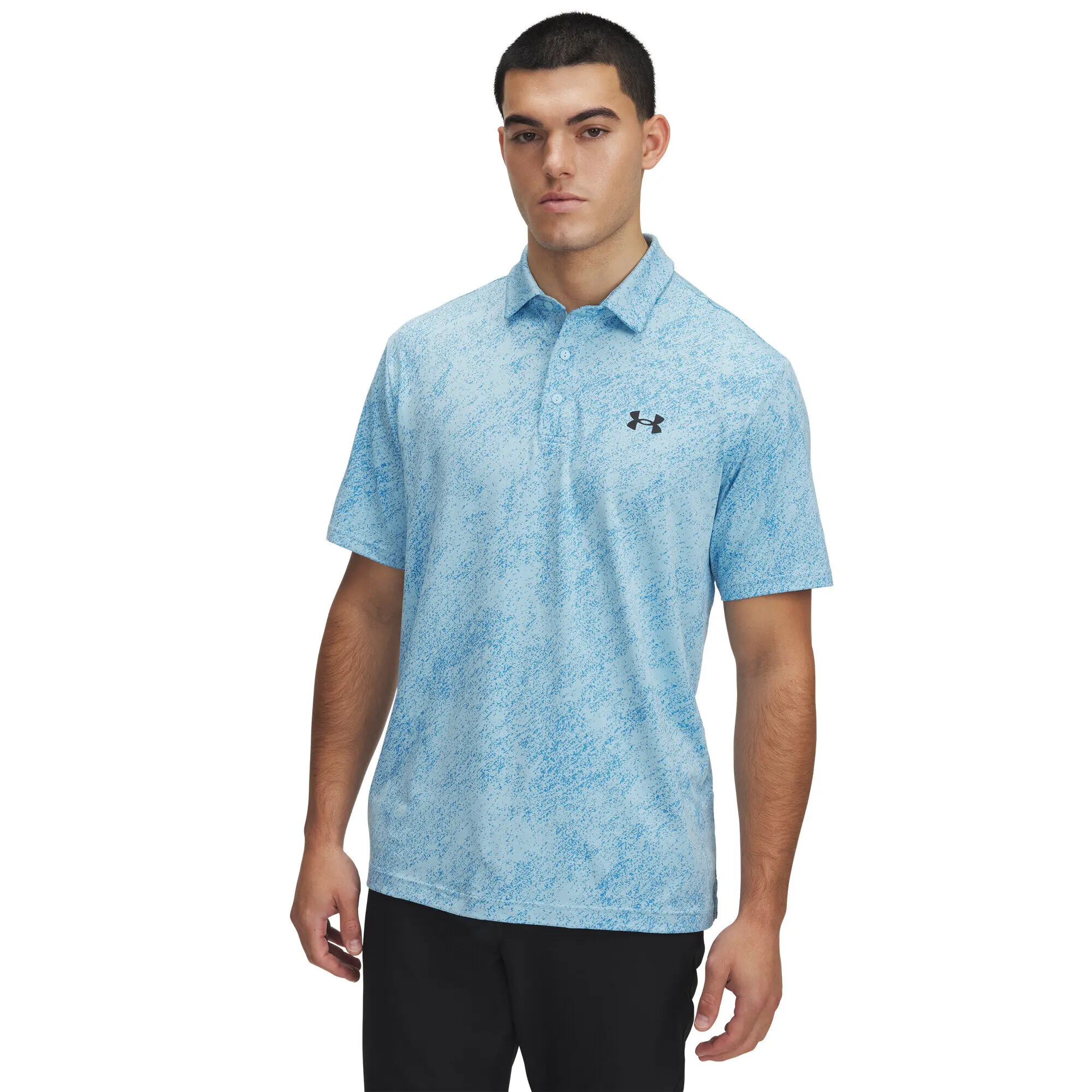 Under Armour Drive Jacquard pánské triko, světle modré, vel. L DOPRODEJ