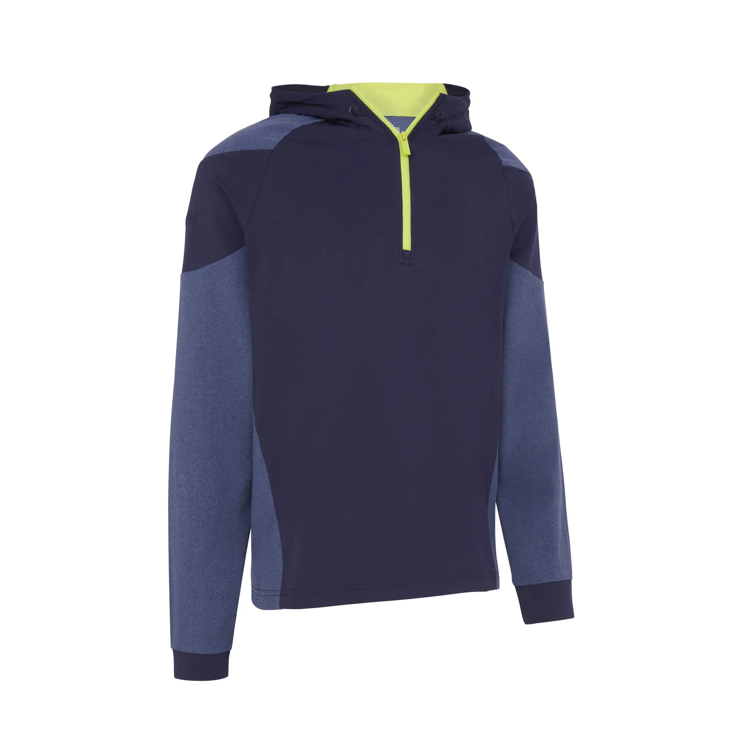 Callaway 1/4 Zip Mixed Media pánská golfová mikina s kapucí, tmavě modrá DOPRODEJ
