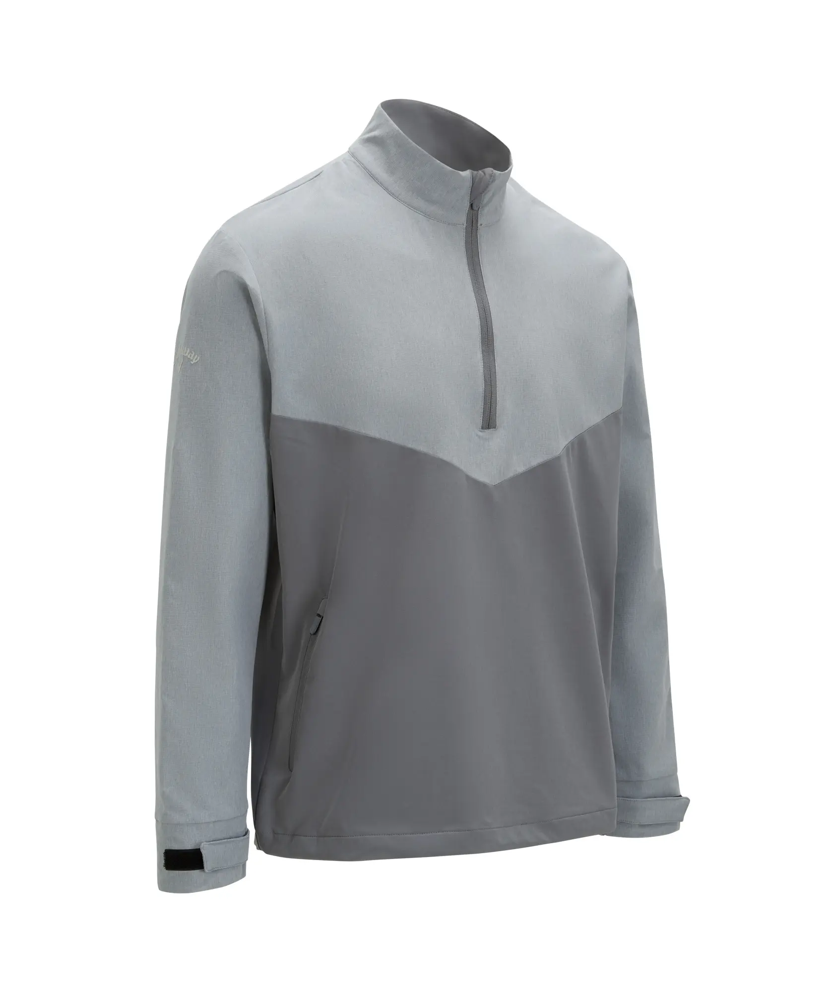 Callaway Heather 1/4 Zip pánská golfová bunda, šedá/světle šedá, vel. M