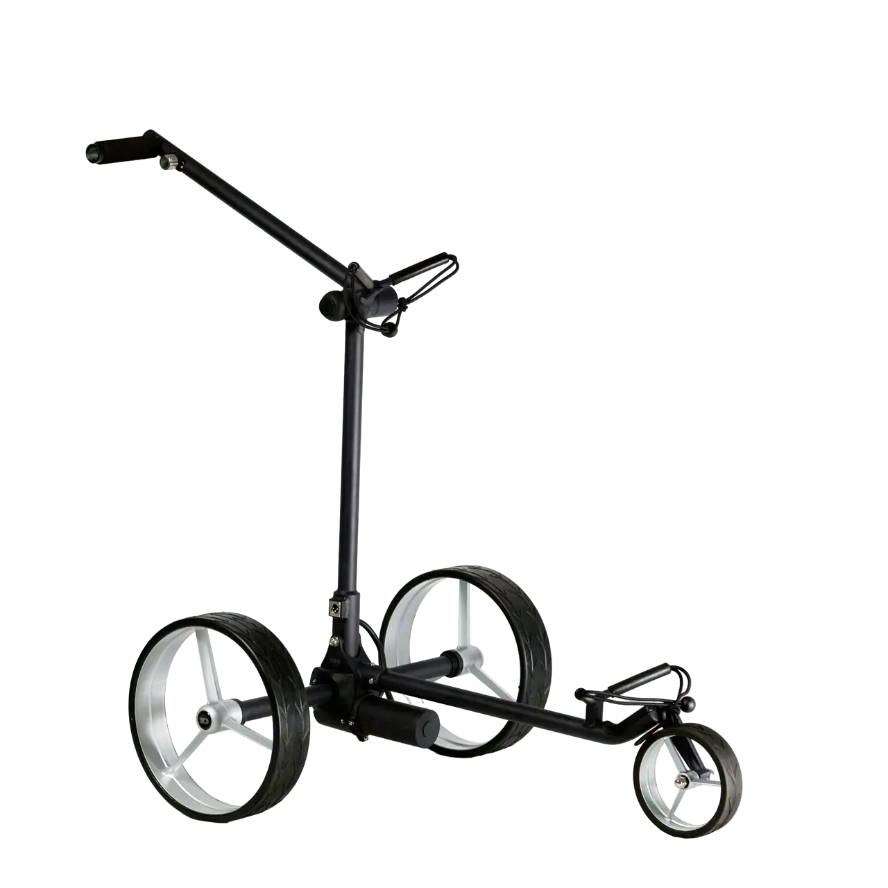 Davies Caddy SMART Black Matt, stříbrná kola, baterie 9 Ah, až 27 jamek