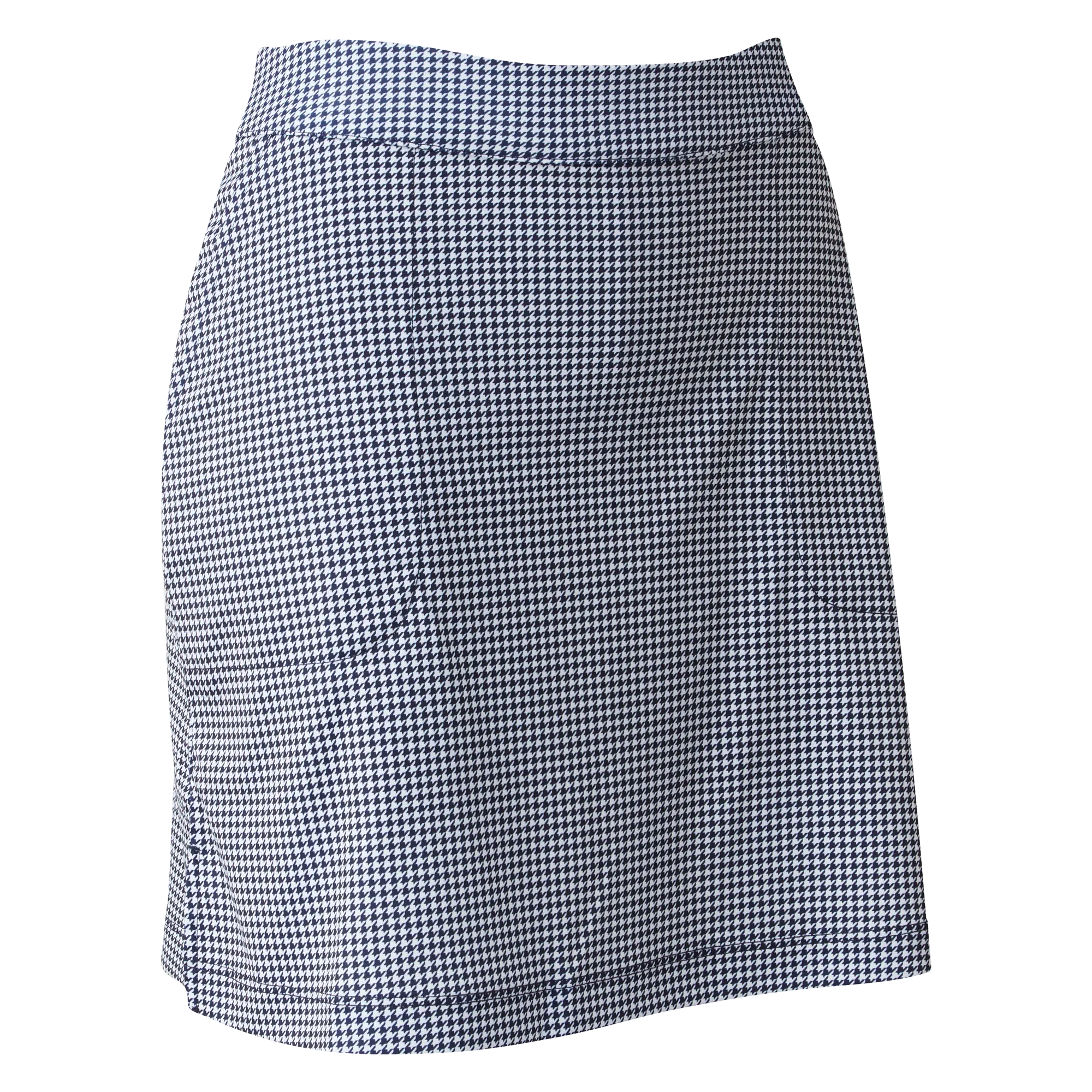 FootJoy Interlink Print dámská golfová sukně, bílá/tmavě modrá, vel. XS