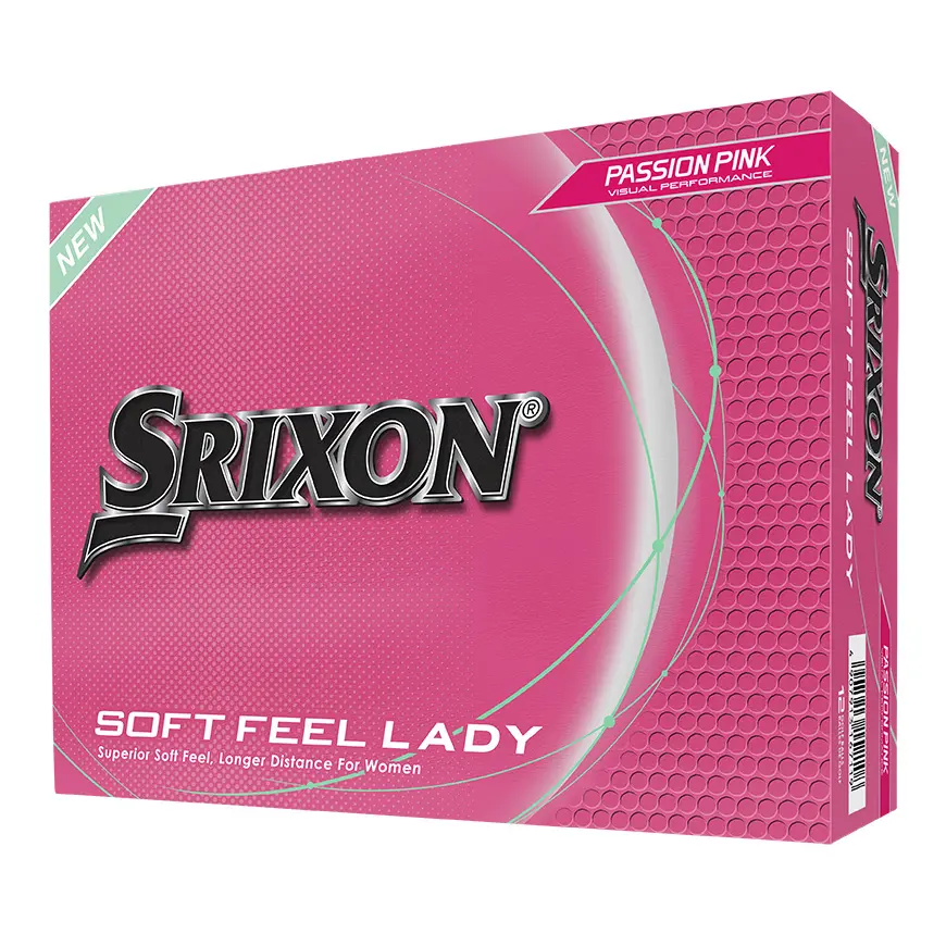 Srixon Soft Feel Lady golfové míče - růžové 12 ks