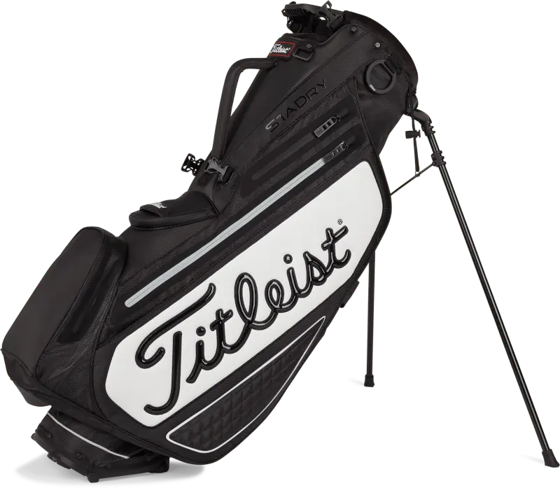 Titleist Tour Series Premium StaDry Stand bag, černý/bílý