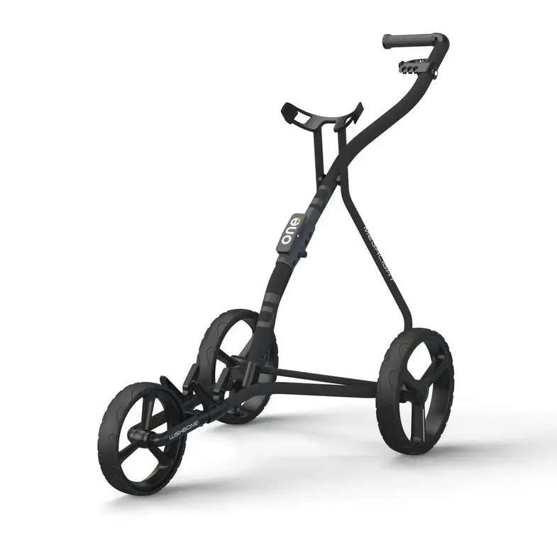 Wishbone ONE Megalight golfový vozík, černý
