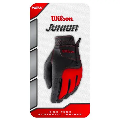 Wilson Staff FG Tour dětská golfová rukavice, černočervená, levá vel. L