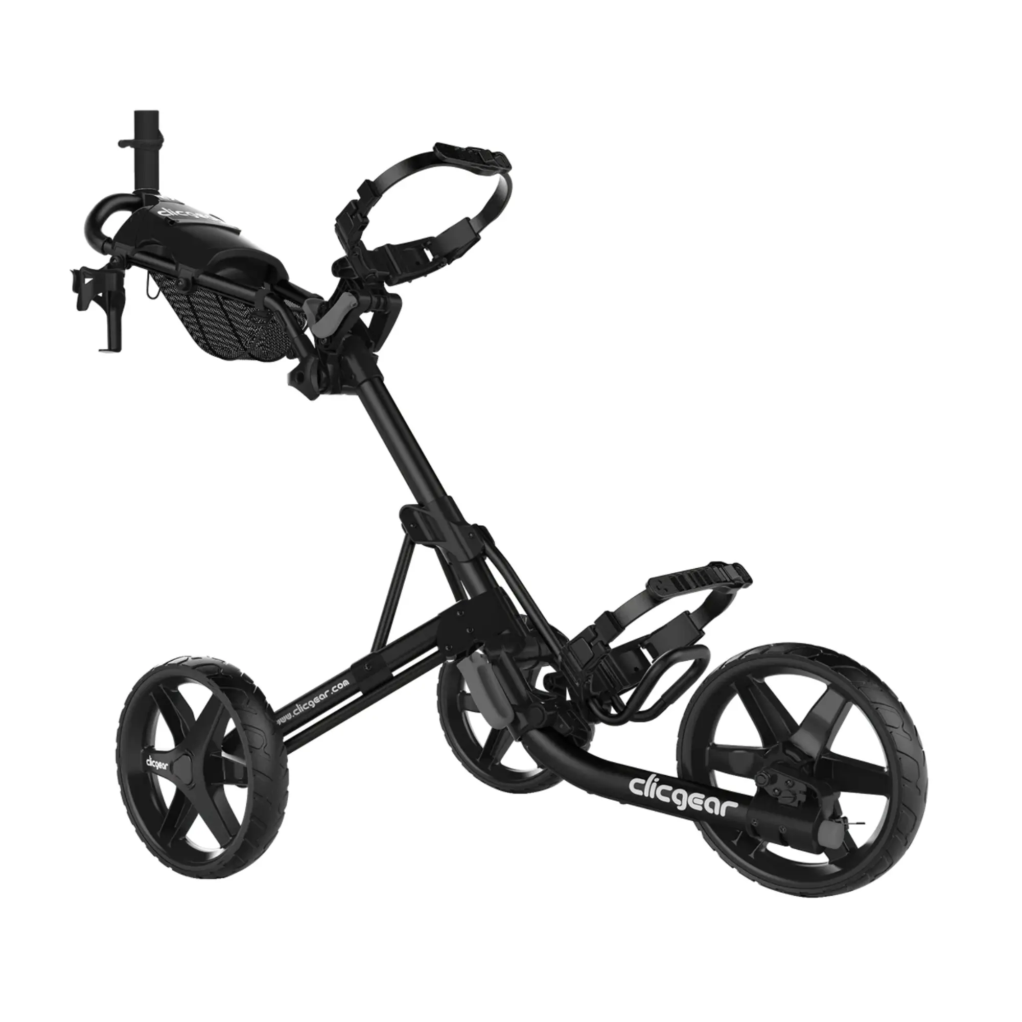Clicgear M4 golfový vozík, černý + černá kola