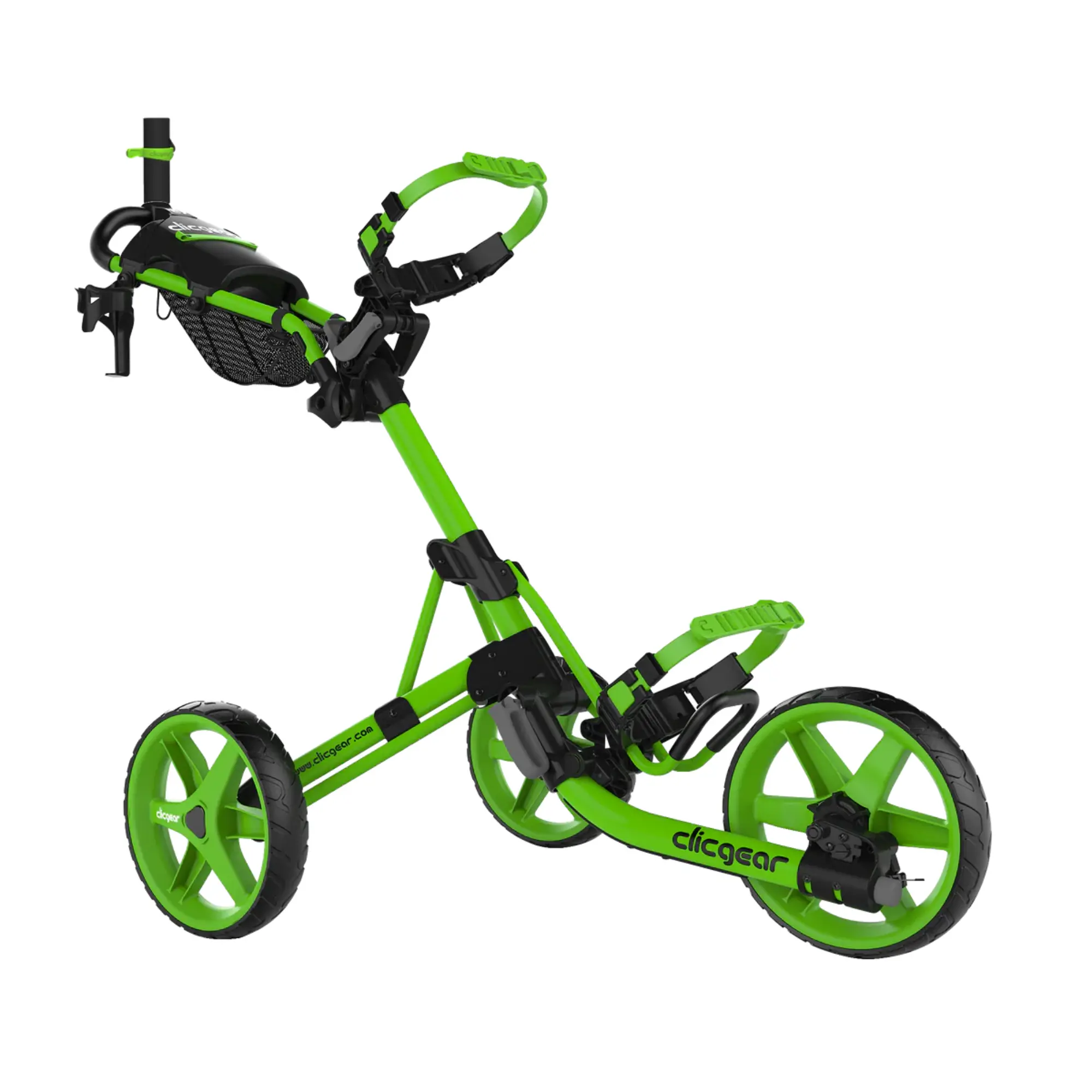 Clicgear M4 golfový vozík, zelený + zelená kola
