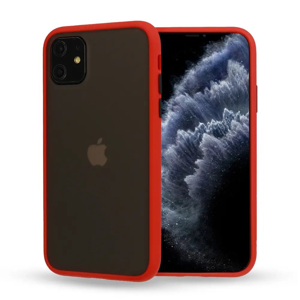 Zadní Kryt Vennus Bumper pro Samsung Galaxy S21 Plus červený