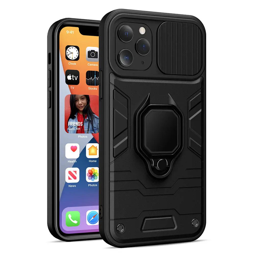 Pouzdro Ring Lens pro Realme C21 Black