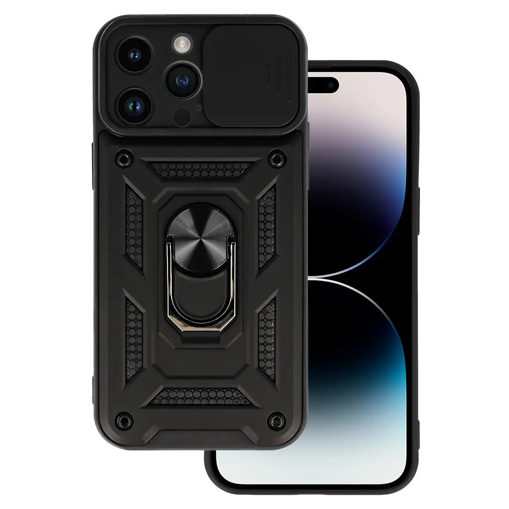 Ultra odolný zadní kryt Armor Lens pro Iphone 15 Pro Black